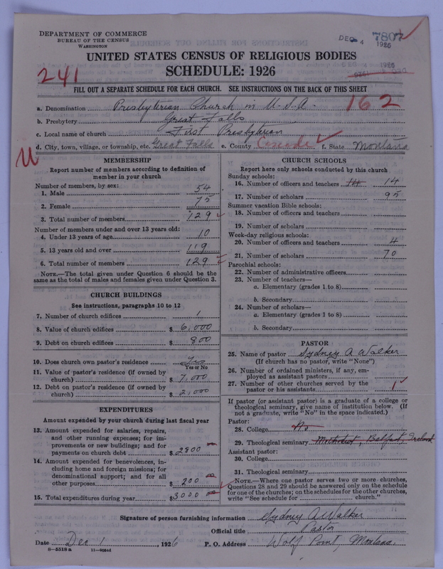 Scan of Presbyterian Church in the United States of America: 7807