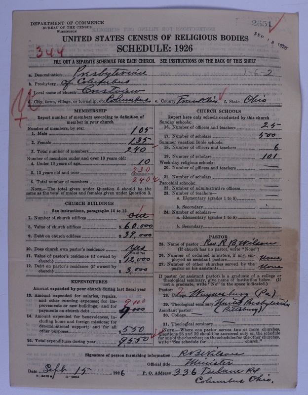 Scan of Presbyterian Church in the United States of America: 2651