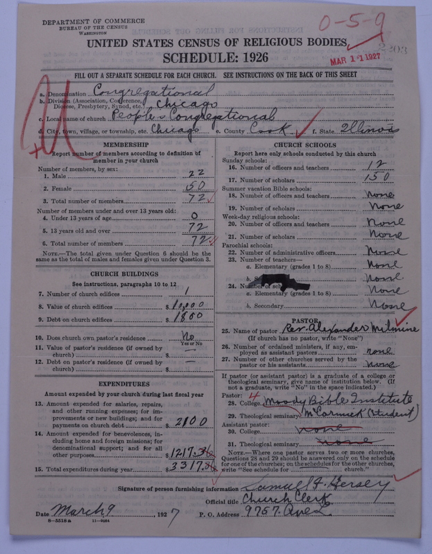 Scan of Congregational Churches: 2203