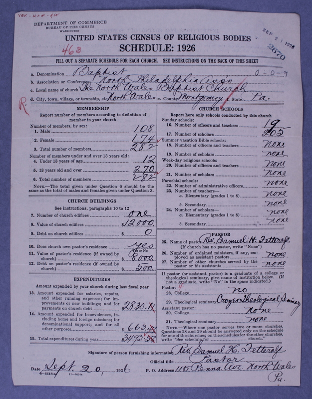 Scan of Northern Baptist Convention: 2670