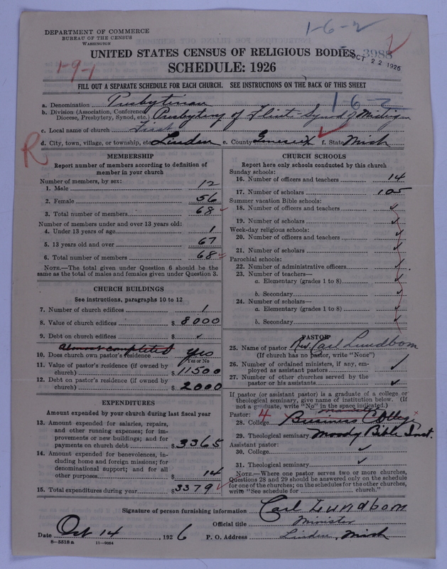 Scan of Presbyterian Church in the United States of America: 3988