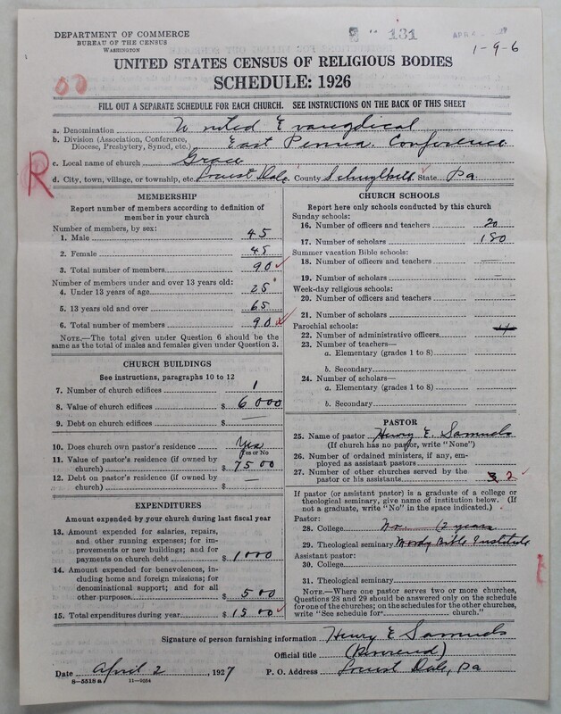 Scan of Evangelical Congregational Church: 131