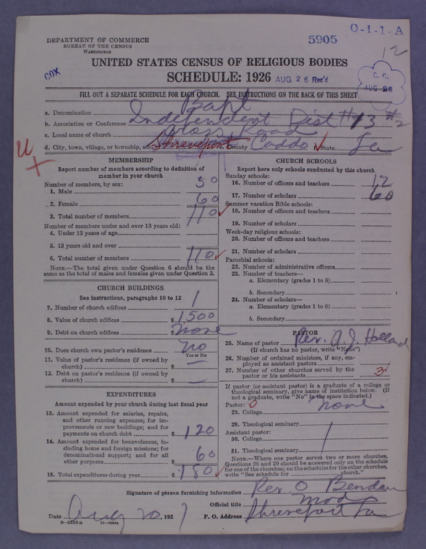 Scan of Negro Baptists: 5905