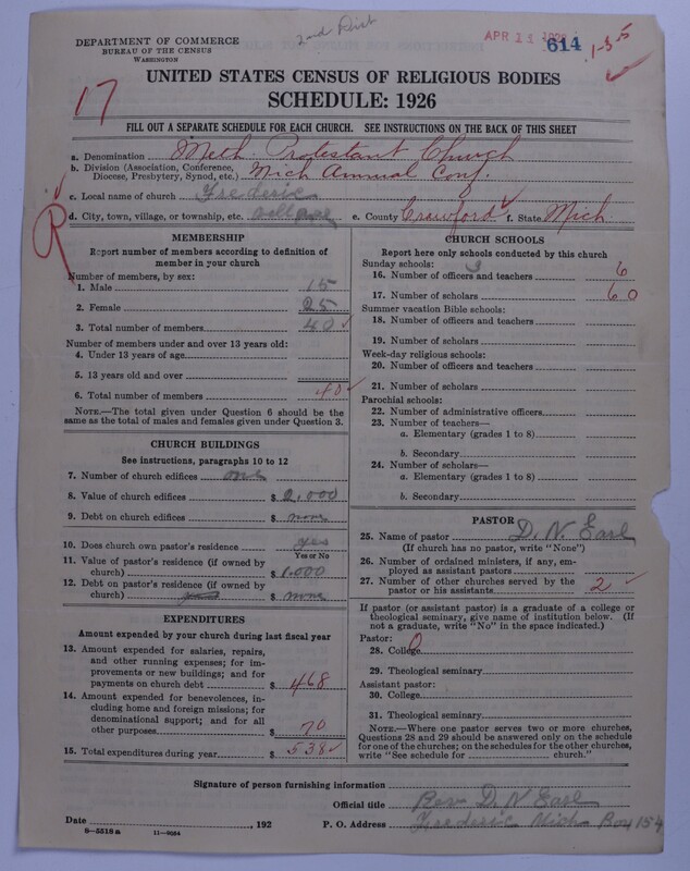 Scan of Methodist Protestant Church: 614