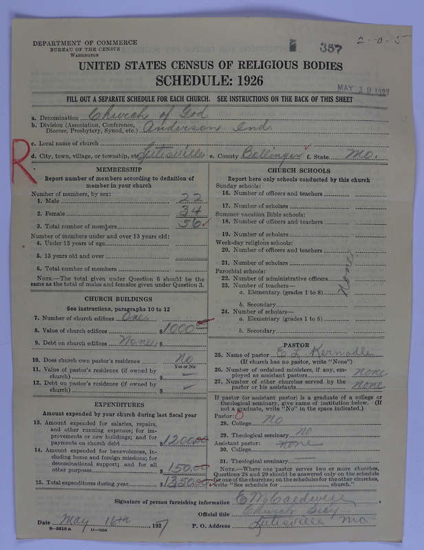 Scan of Church of God (Headquarters, Anderson, Ind.): 357