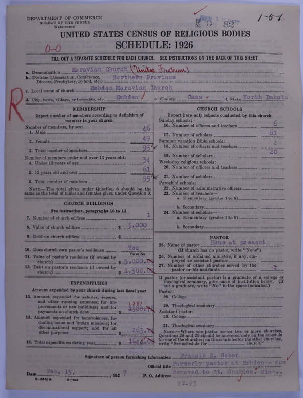 Scan of Moravian Church in America: 82