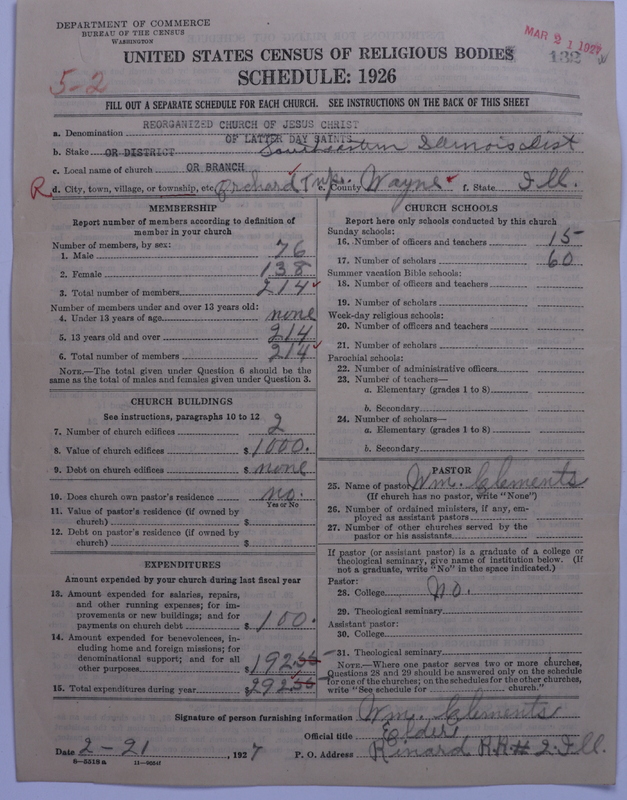 Scan of Reorganized Church of Jesus Christ of Latter Day Saints: 132