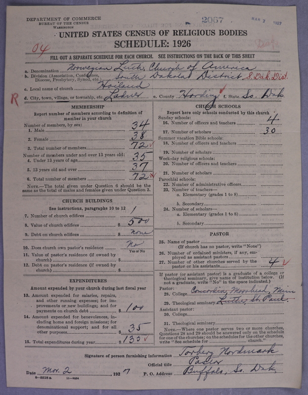 Scan of Norwegian Lutheran Church of America: 2067