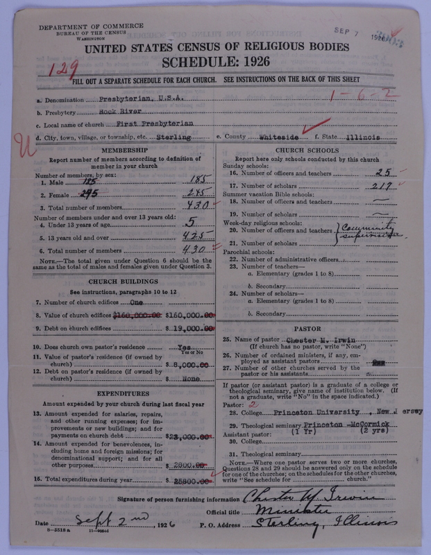 Scan of Presbyterian Church in the United States of America: 3903
