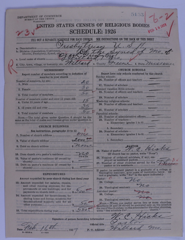 Scan of Presbyterian Church in the United States of America: 5153