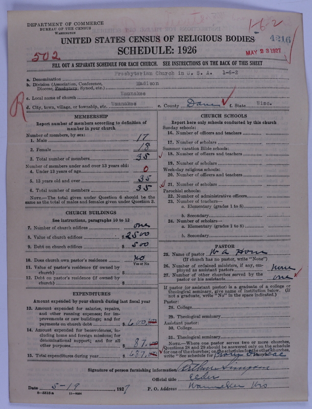 Scan of Presbyterian Church in the United States of America: 4216