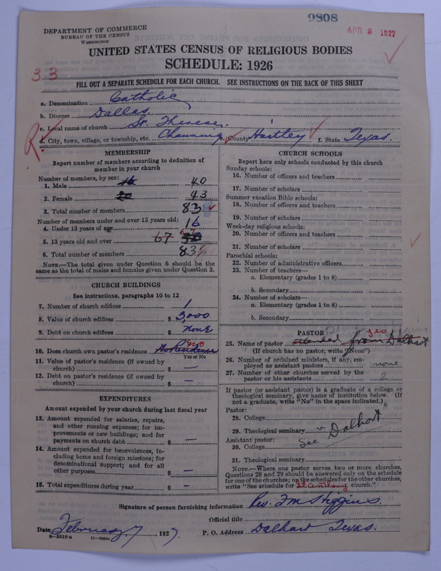 Scan of Roman Catholic Church: 9808