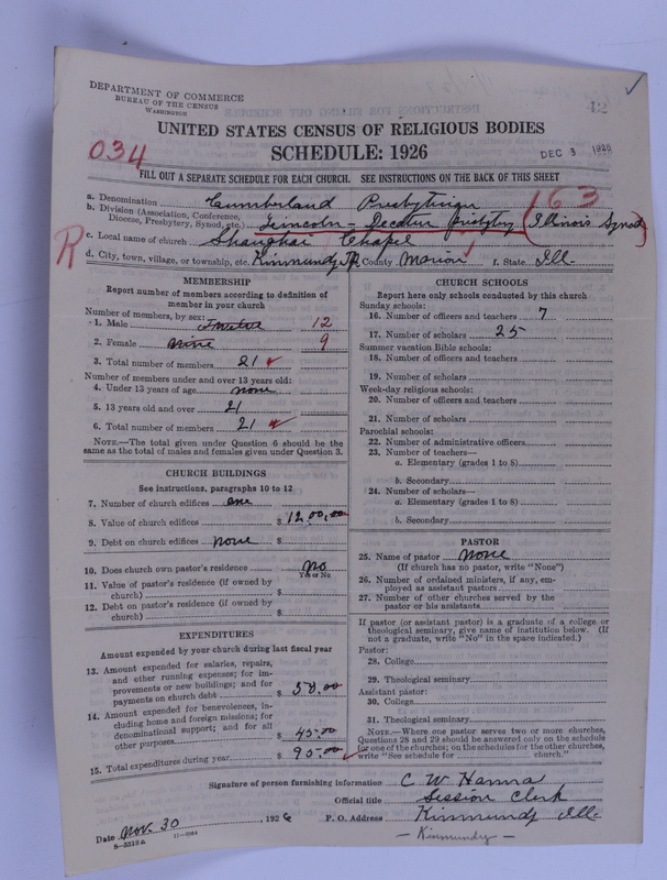 Scan of Cumberland Presbyterian Church: 42