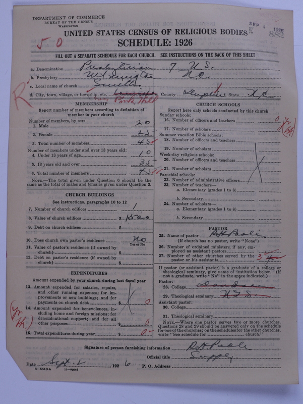 Scan of Presbyterian Church in the United States: 882