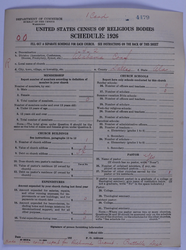Scan of African Methodist Episcopal Church: 4479