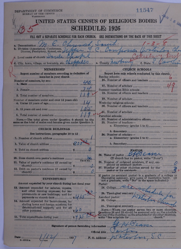 Scan of Methodist Episcopal Church, South: 11547