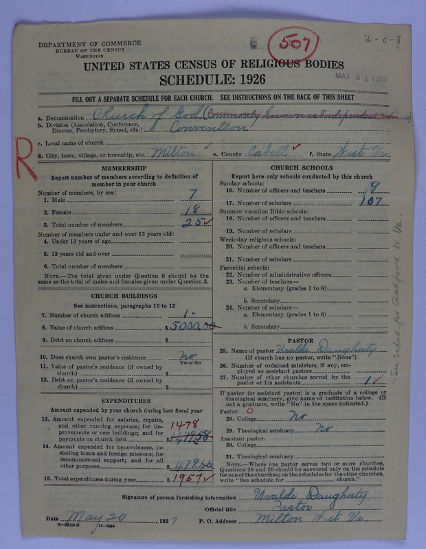 Scan of Church of God (Headquarters, Anderson, Ind.): 507