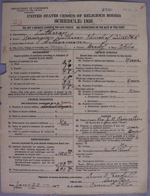 Scan of Norwegian Lutheran Church of America: 2248