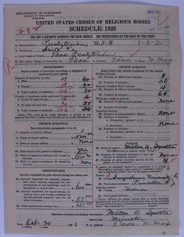 Scan of Presbyterian Church in the United States of America: 8175