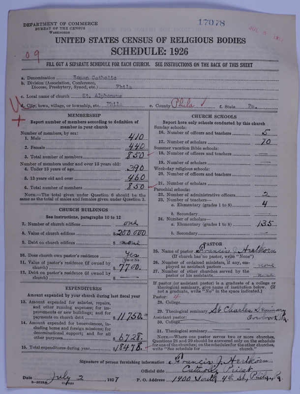 Scan of Roman Catholic Church: 17078