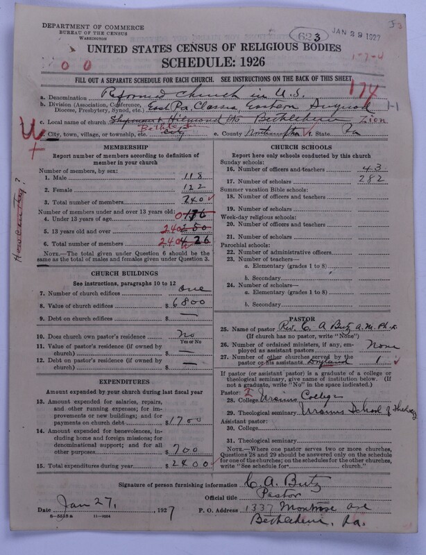 Scan of Reformed Church in the United States: 623