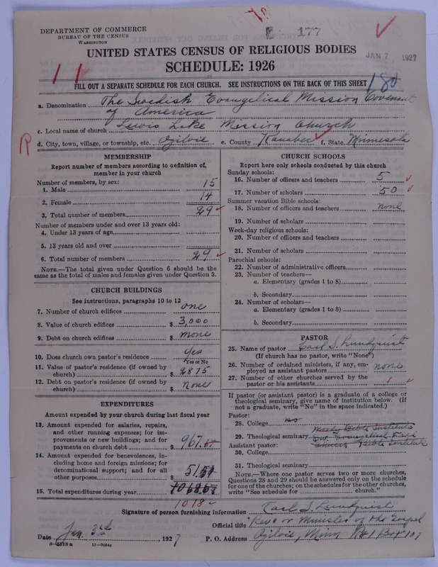 Scan of Swedish Evangelical Mission Covenant of America: 177
