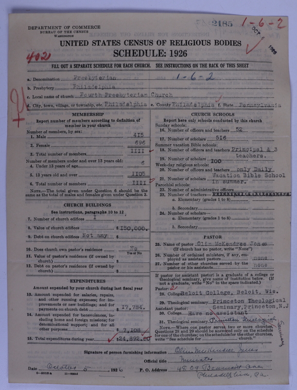 Scan of Presbyterian Church in the United States of America: 2185