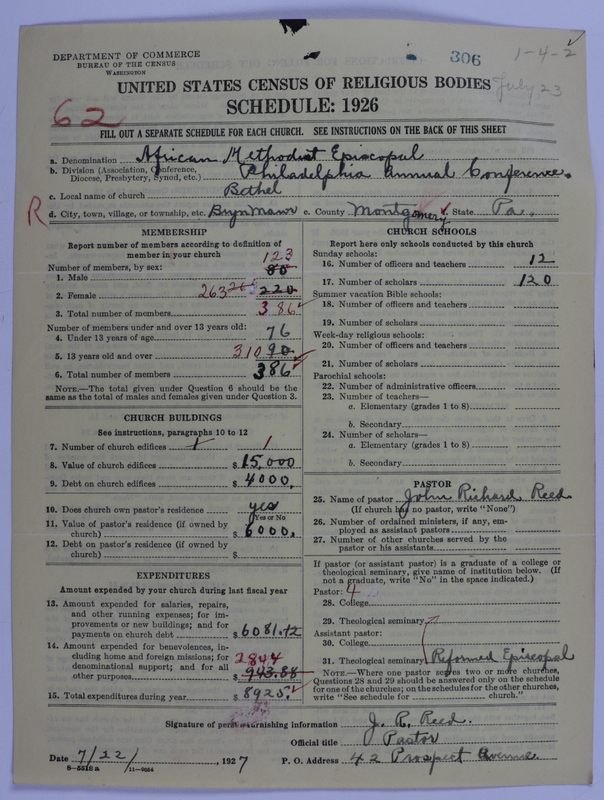 Scan of African Methodist Episcopal Church: 306