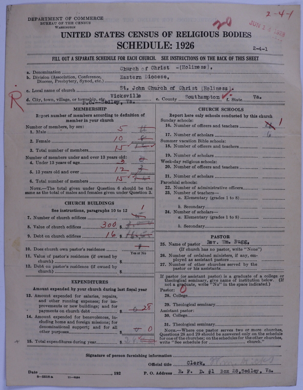 Scan of Church of Christ (Holiness) U.S.A.: 20