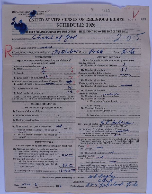 Scan of Church of God (Headquarters, Anderson, Ind.): 613
