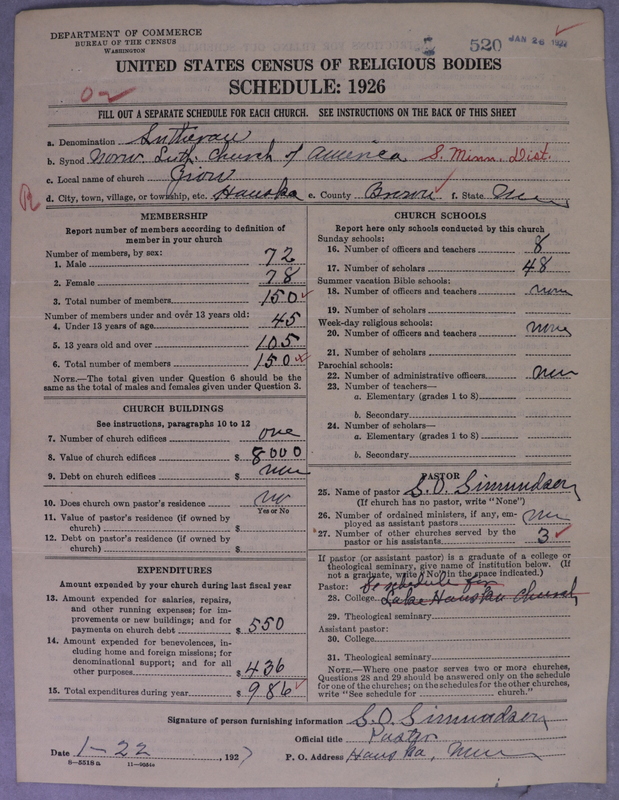 Scan of Norwegian Lutheran Church of America: 520