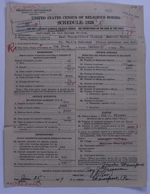 Scan of Reformed Church in the United States: 255