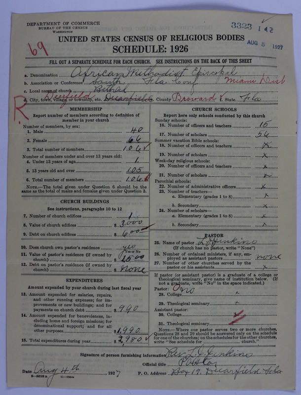 Scan of African Methodist Episcopal Church: 3323