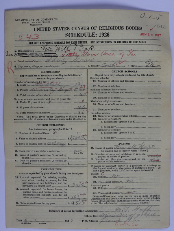 Scan of Free Will Baptists: 543