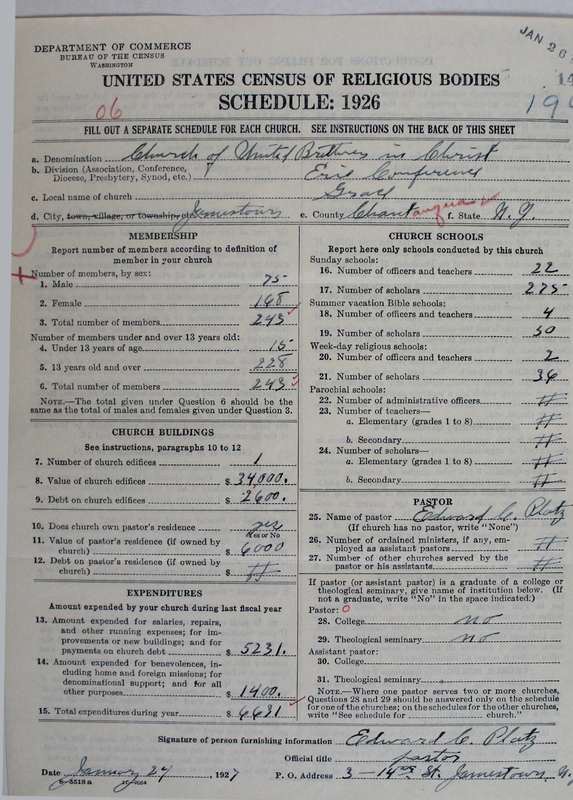 Scan of Church of the United Brethren in Christ: 14