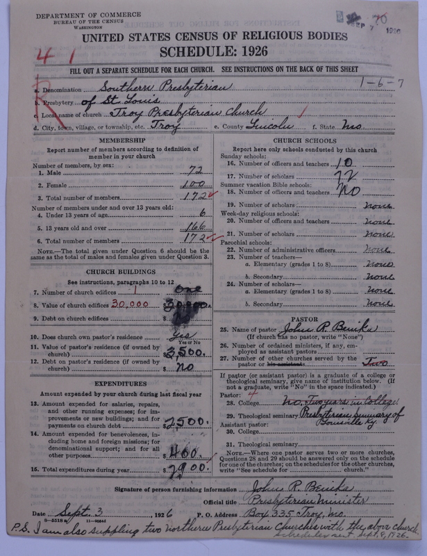 Scan of Presbyterian Church in the United States: 70