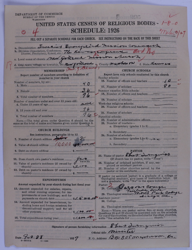 Scan of Swedish Evangelical Mission Covenant of America: 296