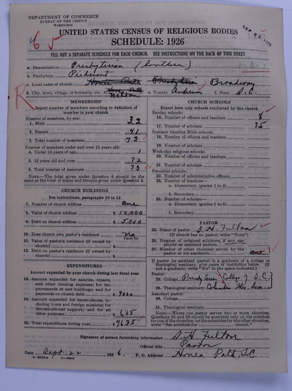 Scan of Presbyterian Church in the United States: 1322