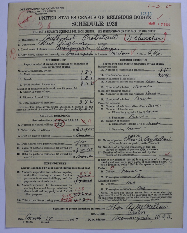 Scan of Methodist Protestant Church: 1237