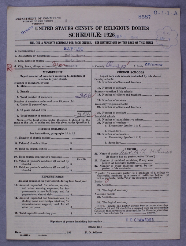 Scan of Negro Baptists: 8587