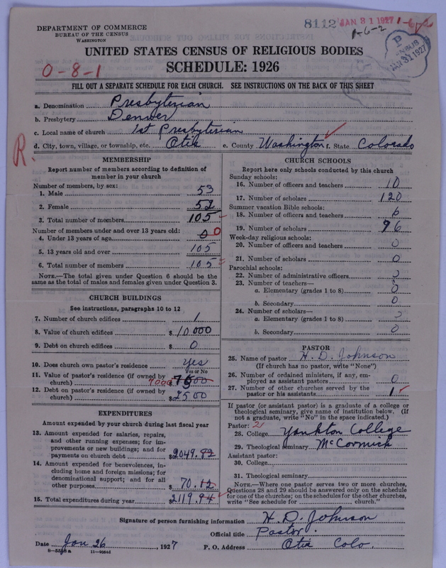 Scan of Presbyterian Church in the United States of America: 8112