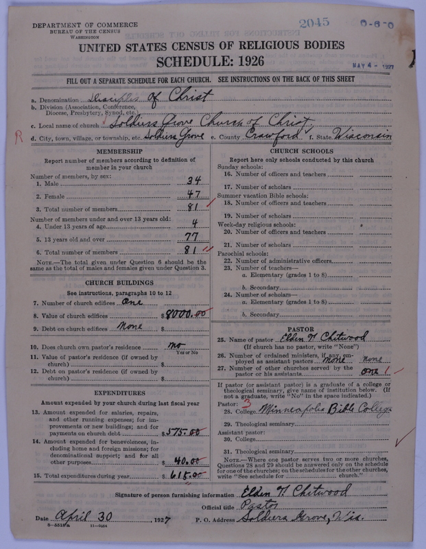 Scan of Disciples of Christ: 2045