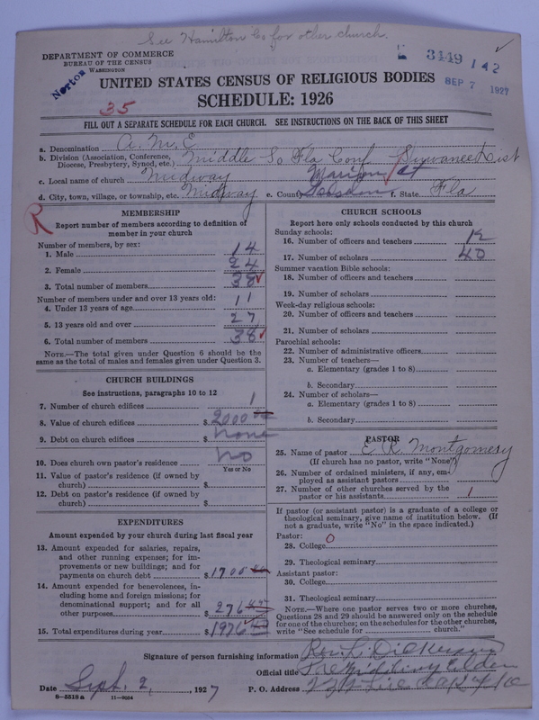 Scan of African Methodist Episcopal Church: 3449