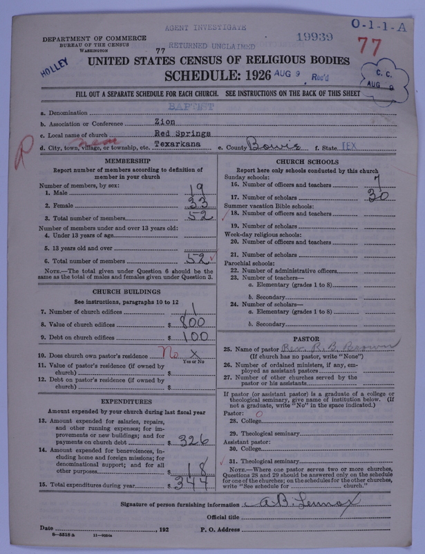 Scan of Negro Baptists: 19939