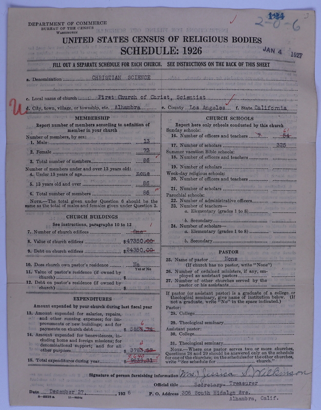 Scan of Church of Christ, Scientist: 124