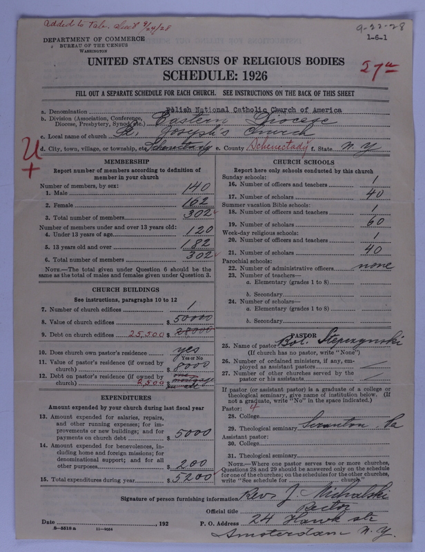 Scan of Polish National Catholic Church of America: 27A