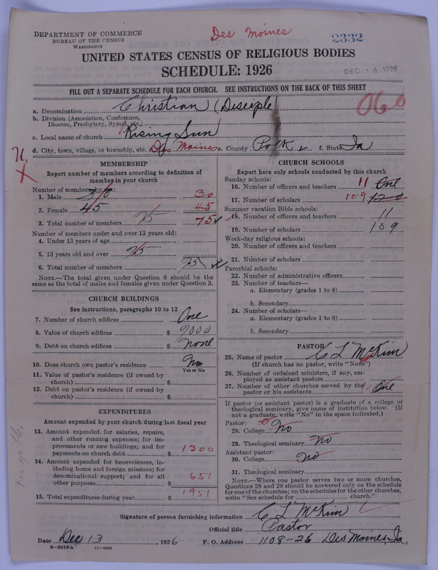 Scan of Disciples of Christ: 2332