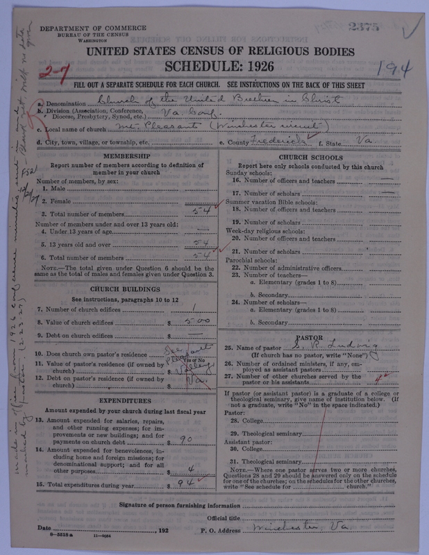 Scan of Church of the United Brethren in Christ: 2375