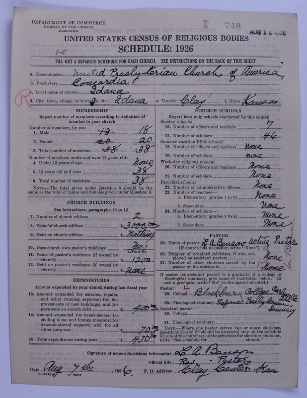 Scan of United Presbyterian Church of North America: 748