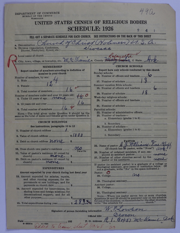 Scan of Church of Christ (Holiness) U.S.A.: 49a